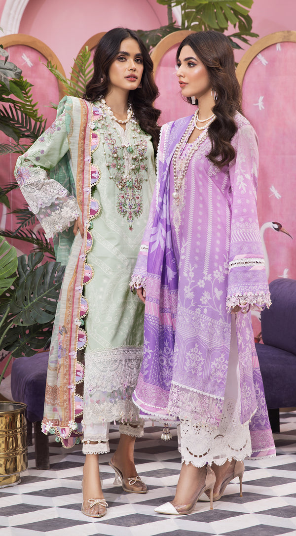 TAMANNA | Anaya VIVA by Kiran Chaudhry Embroidered Lawn '22 | Unstitched Embroidered Lawn Suits