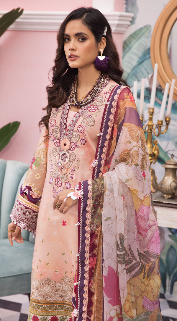 CAROLYN | Anaya VIVA by Kiran Chaudhry Embroidered Lawn '22 | Unstitched Embroidered Lawn Suits
