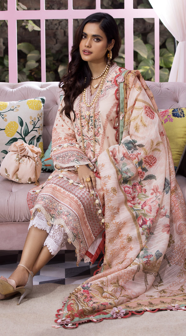 GISELE | Anaya VIVA by Kiran Chaudhry Embroidered Lawn '22 | Unstitched Embroidered Lawn Suits