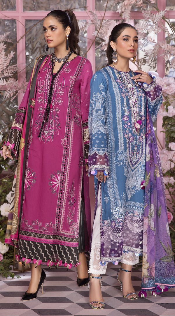 ASHLEY | Anaya VIVA by Kiran Chaudhry Embroidered Lawn '22 | Unstitched Embroidered Lawn Suits