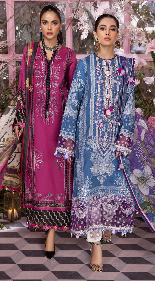 ASHLEY | Anaya VIVA by Kiran Chaudhry Embroidered Lawn '22 | Unstitched Embroidered Lawn Suits