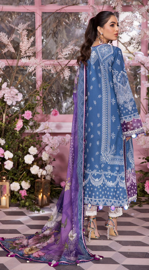 ASHLEY | Anaya VIVA by Kiran Chaudhry Embroidered Lawn '22 | Unstitched Embroidered Lawn Suits