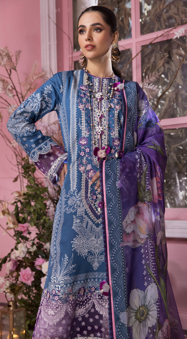 ASHLEY | Anaya VIVA by Kiran Chaudhry Embroidered Lawn '22 | Unstitched Embroidered Lawn Suits