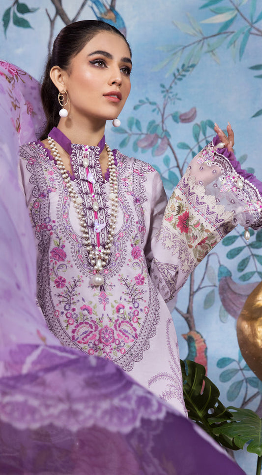 ALLANA | Anaya VIVA by Kiran Chaudhry Embroidered Lawn '22 | Unstitched Embroidered Lawn Suits
