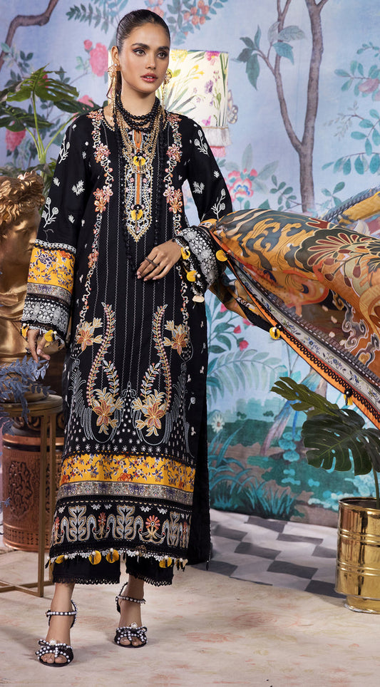 EMILY | Anaya VIVA by Kiran Chaudhry Embroidered Lawn '22 | Unstitched Embroidered Lawn Suits