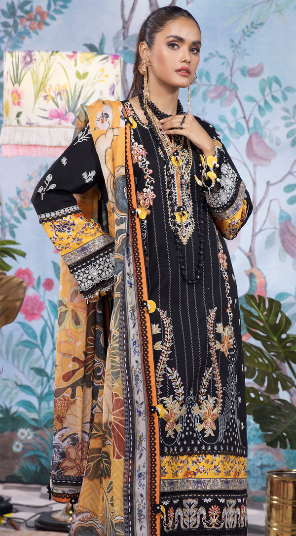 EMILY | Anaya VIVA by Kiran Chaudhry Embroidered Lawn '22 | Unstitched Embroidered Lawn Suits