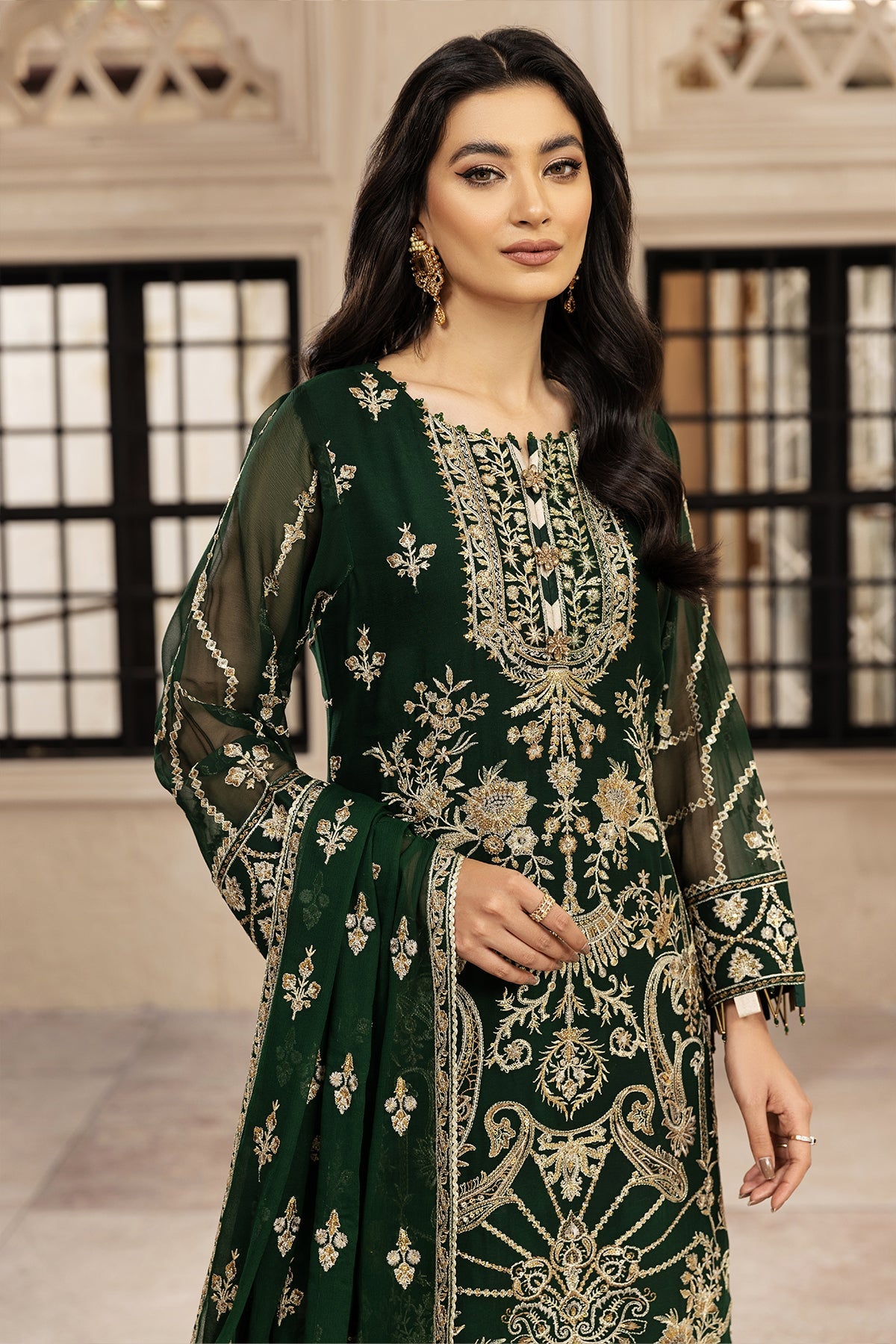 Rusen | Alizeh Fashion Muhtesem Festive Collection 2022 | Unstitched Embroidered Chiffon Suits