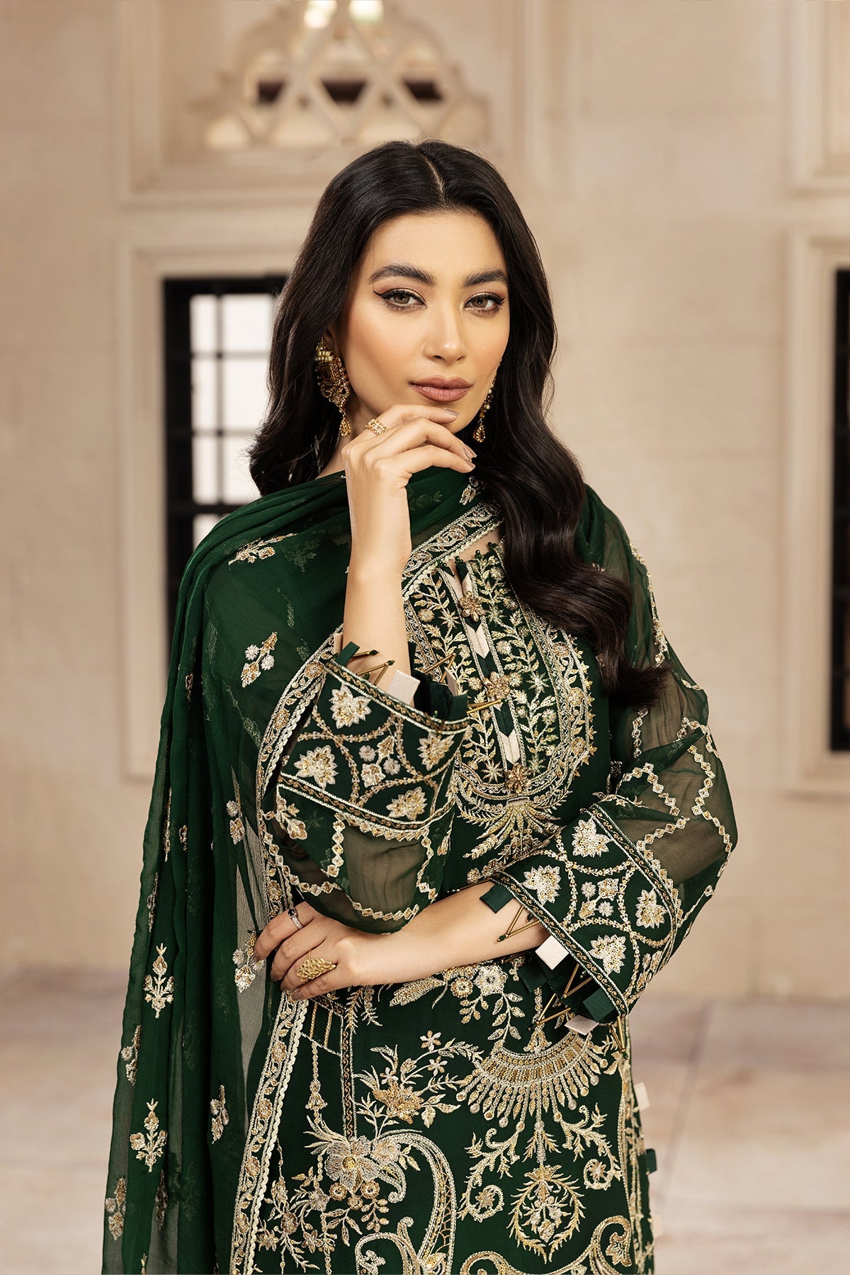 Rusen | Alizeh Fashion Muhtesem Festive Collection 2022 | Unstitched Embroidered Chiffon Suits
