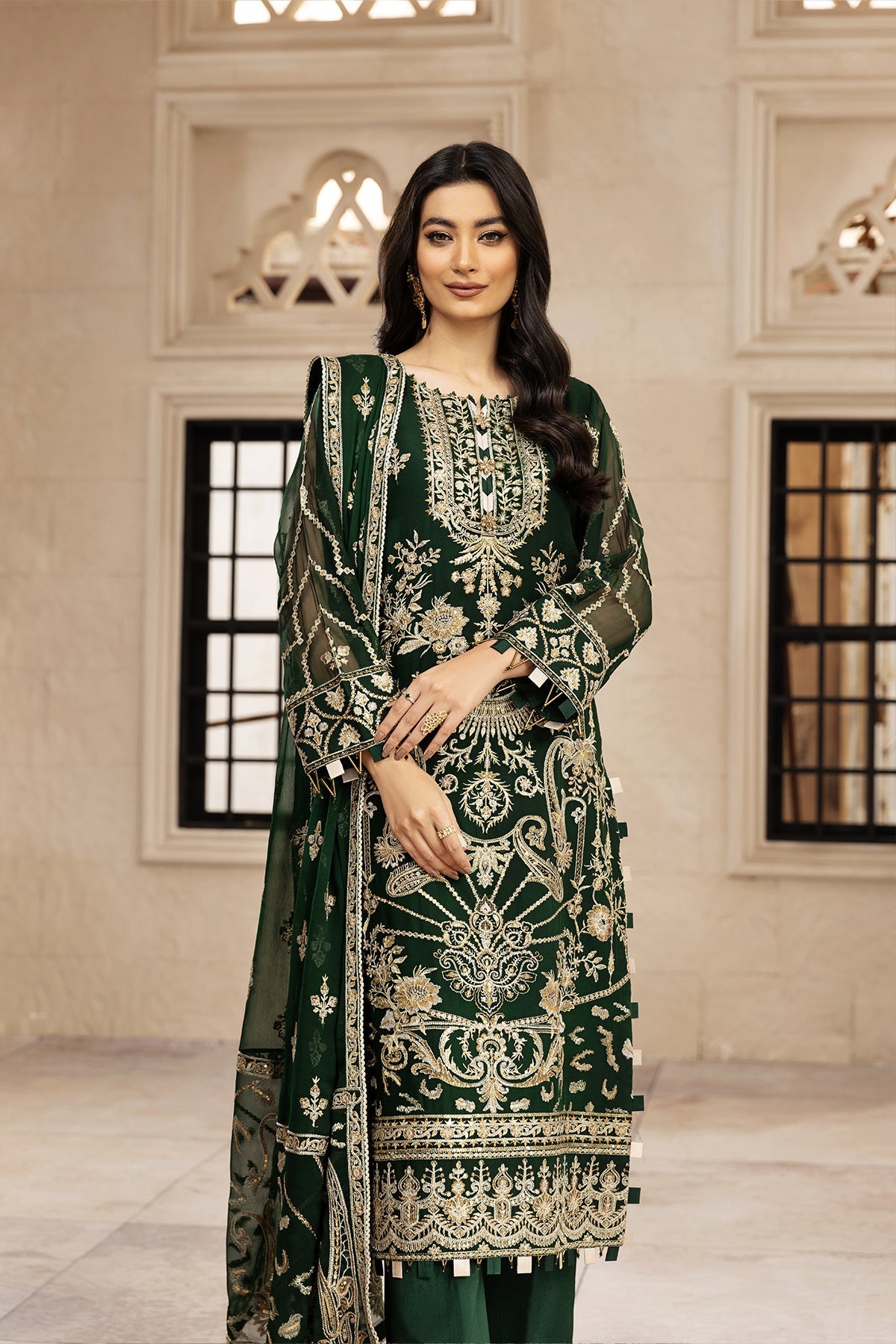 Rusen | Alizeh Fashion Muhtesem Festive Collection 2022 | Unstitched Embroidered Chiffon Suits