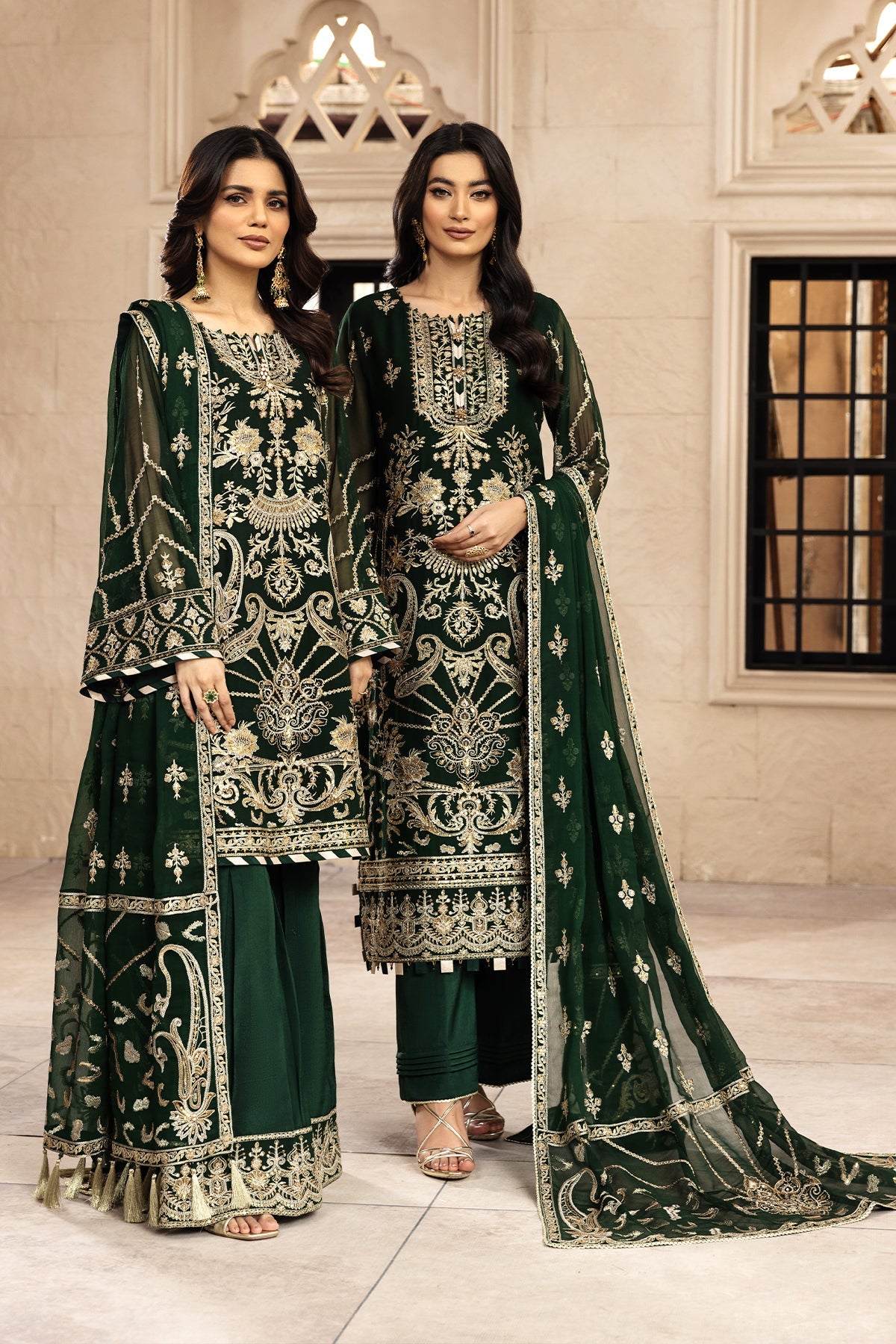 Rusen | Alizeh Fashion Muhtesem Festive Collection 2022 | Unstitched Embroidered Chiffon Suits