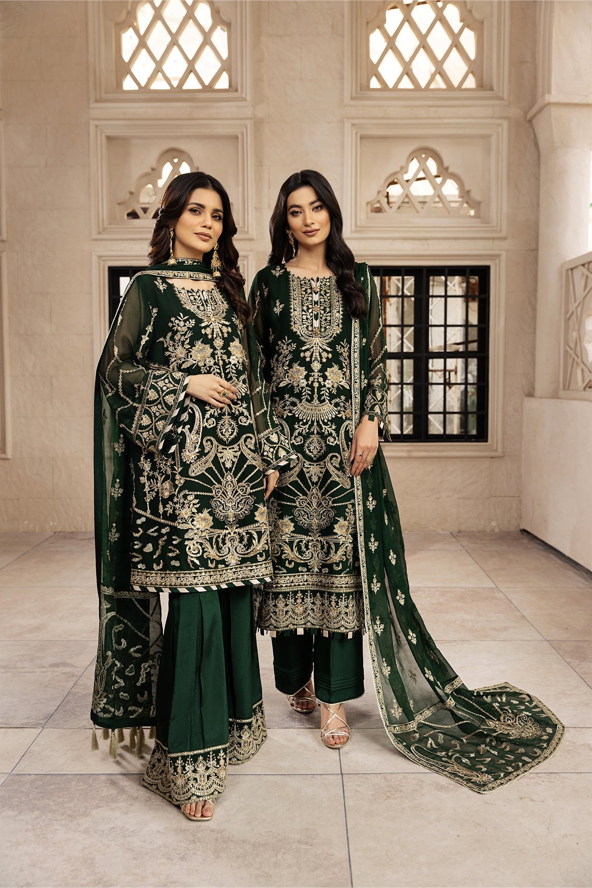Rusen | Alizeh Fashion Muhtesem Festive Collection 2022 | Unstitched Embroidered Chiffon Suits