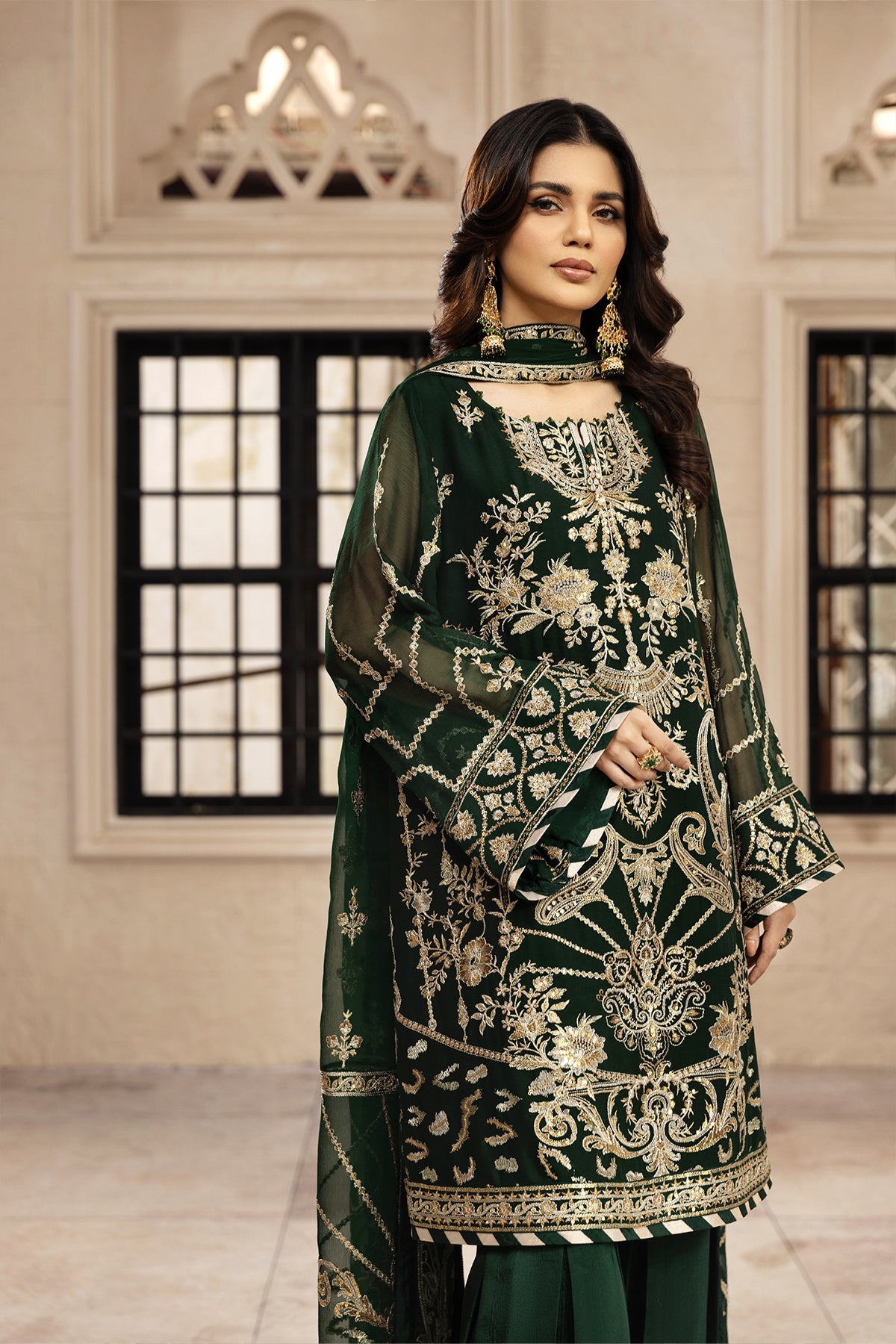 Rusen | Alizeh Fashion Muhtesem Festive Collection 2022 | Unstitched Embroidered Chiffon Suits