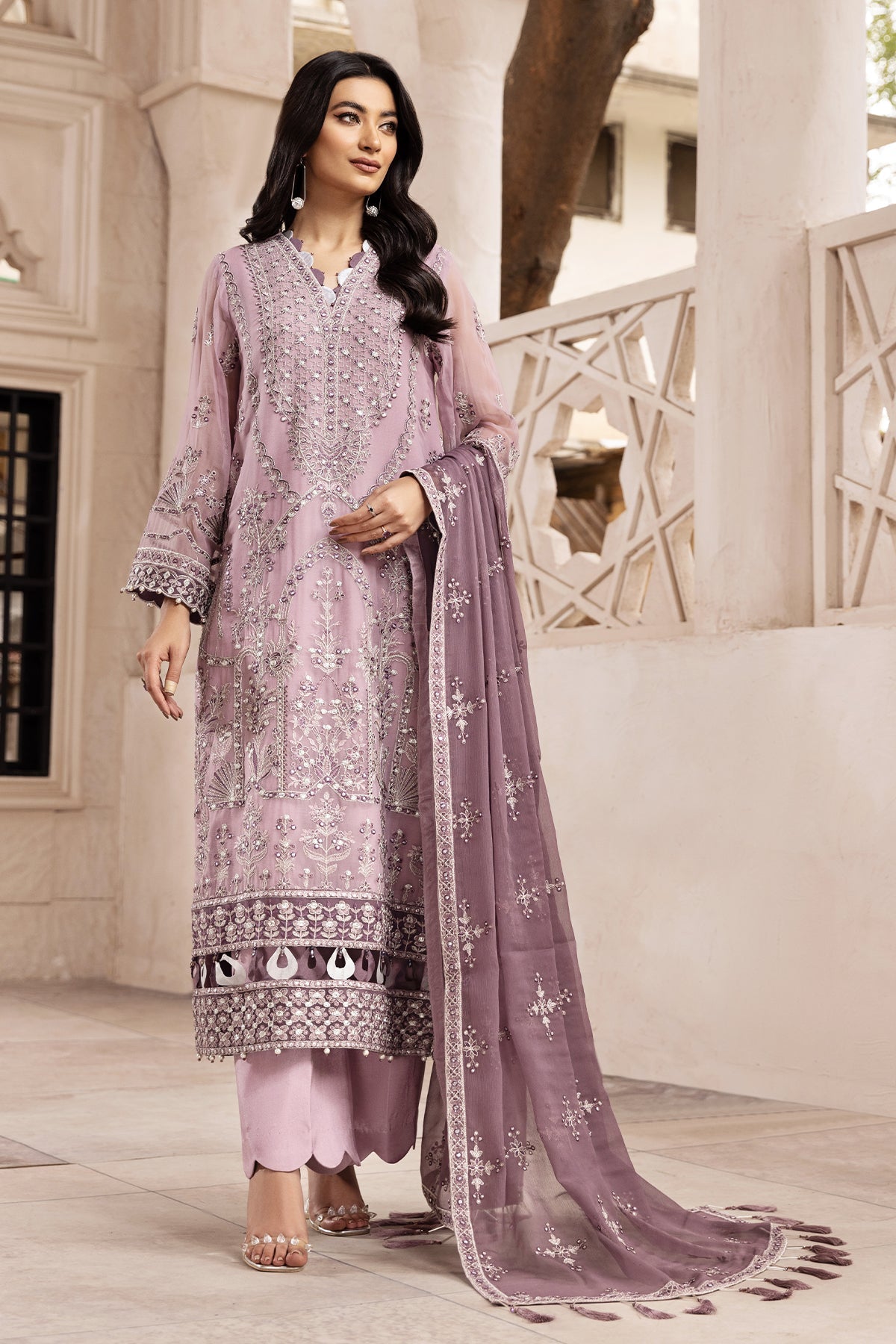 Delia | Alizeh Fashion Muhtesem Festive Collection 2022 | Unstitched Embroidered Chiffon Suits