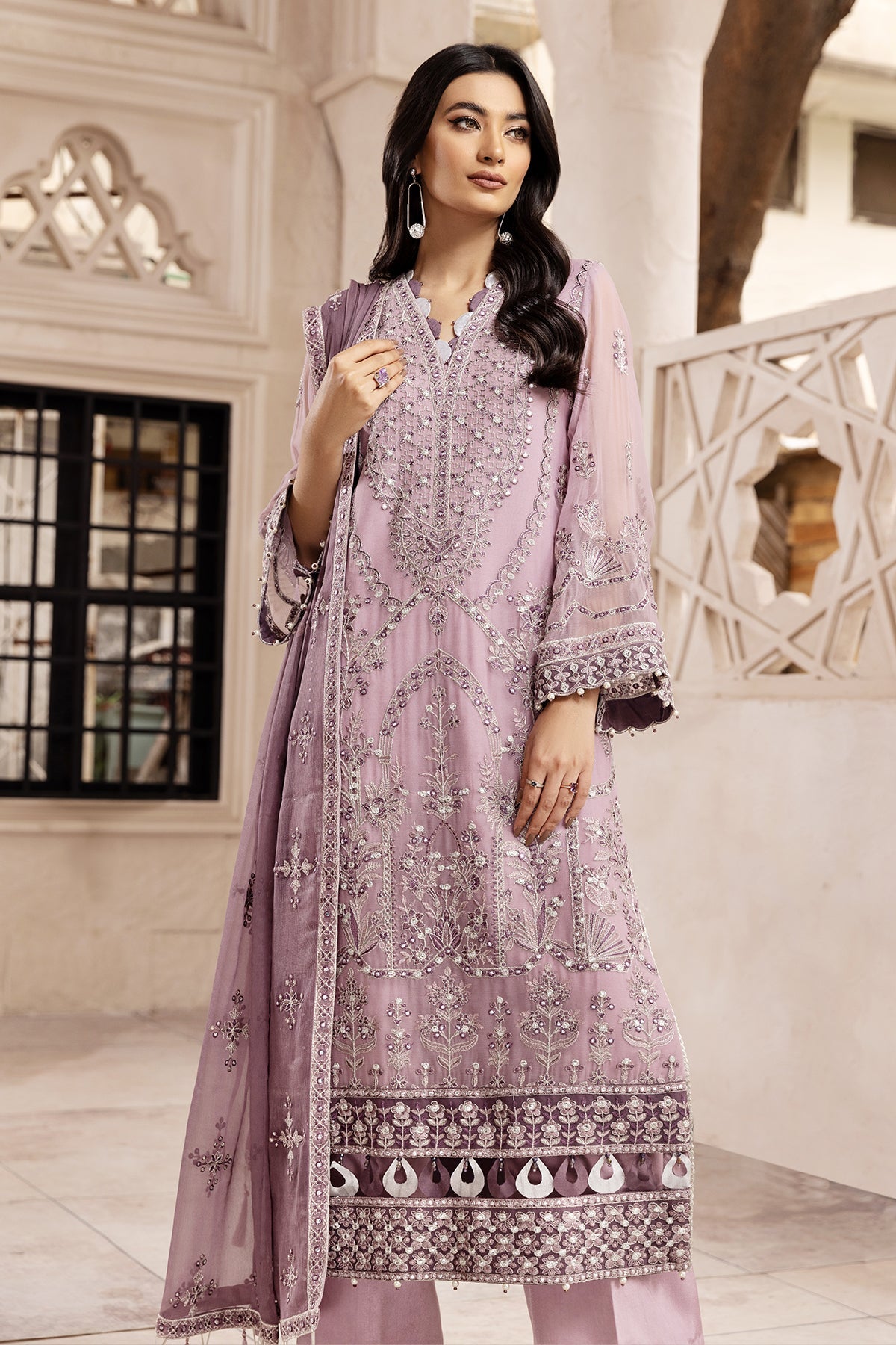 Delia | Alizeh Fashion Muhtesem Festive Collection 2022 | Unstitched Embroidered Chiffon Suits