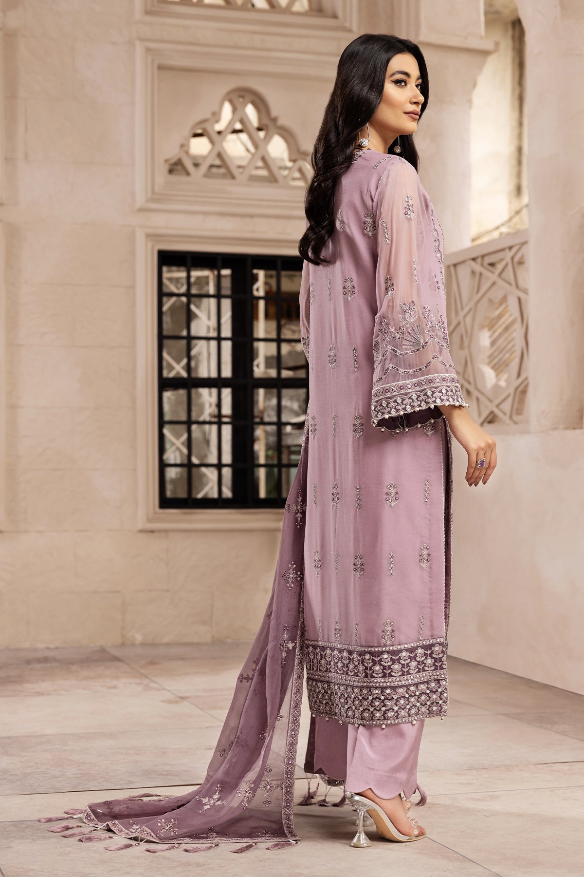 Delia | Alizeh Fashion Muhtesem Festive Collection 2022 | Unstitched Embroidered Chiffon Suits