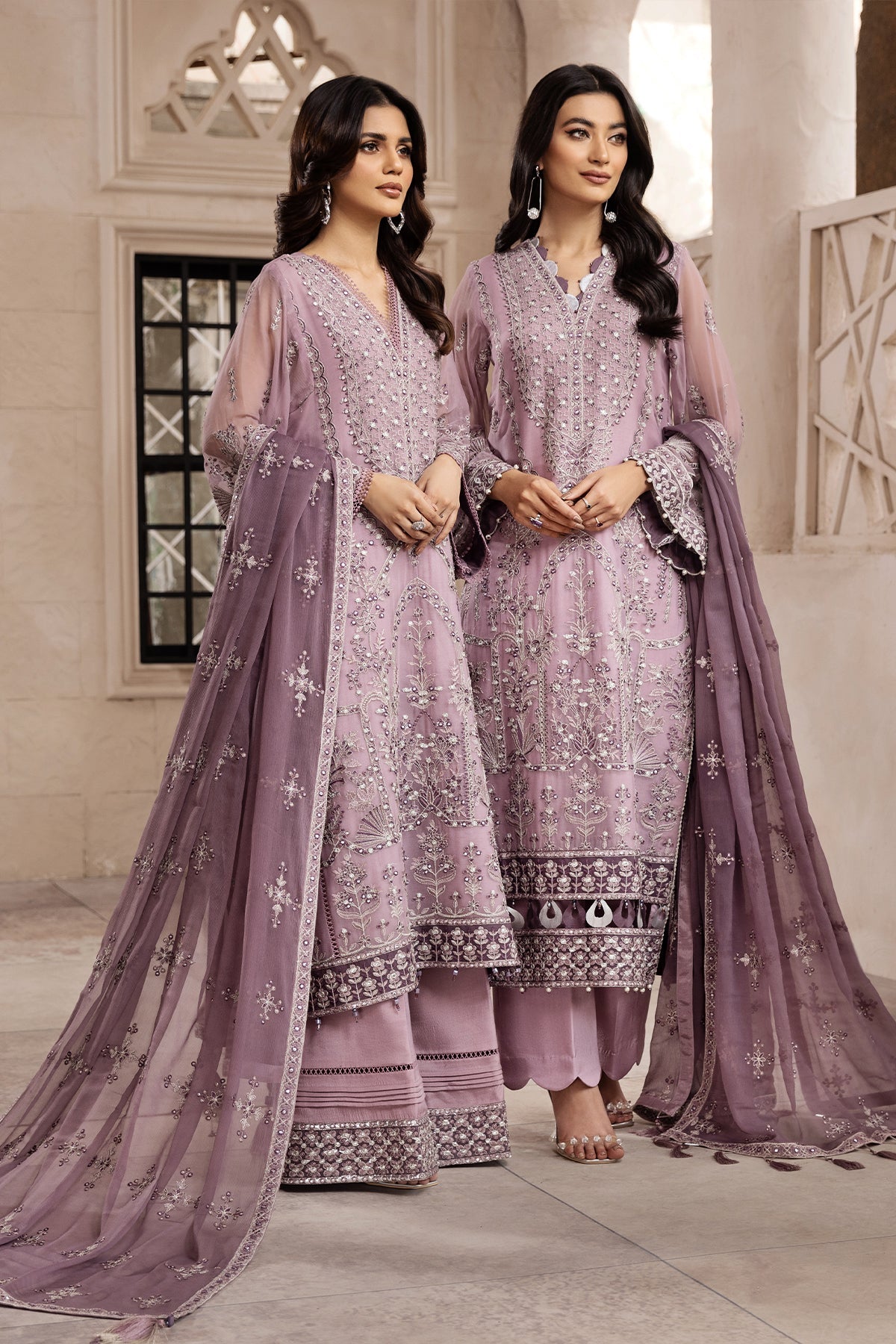 Delia | Alizeh Fashion Muhtesem Festive Collection 2022 | Unstitched Embroidered Chiffon Suits