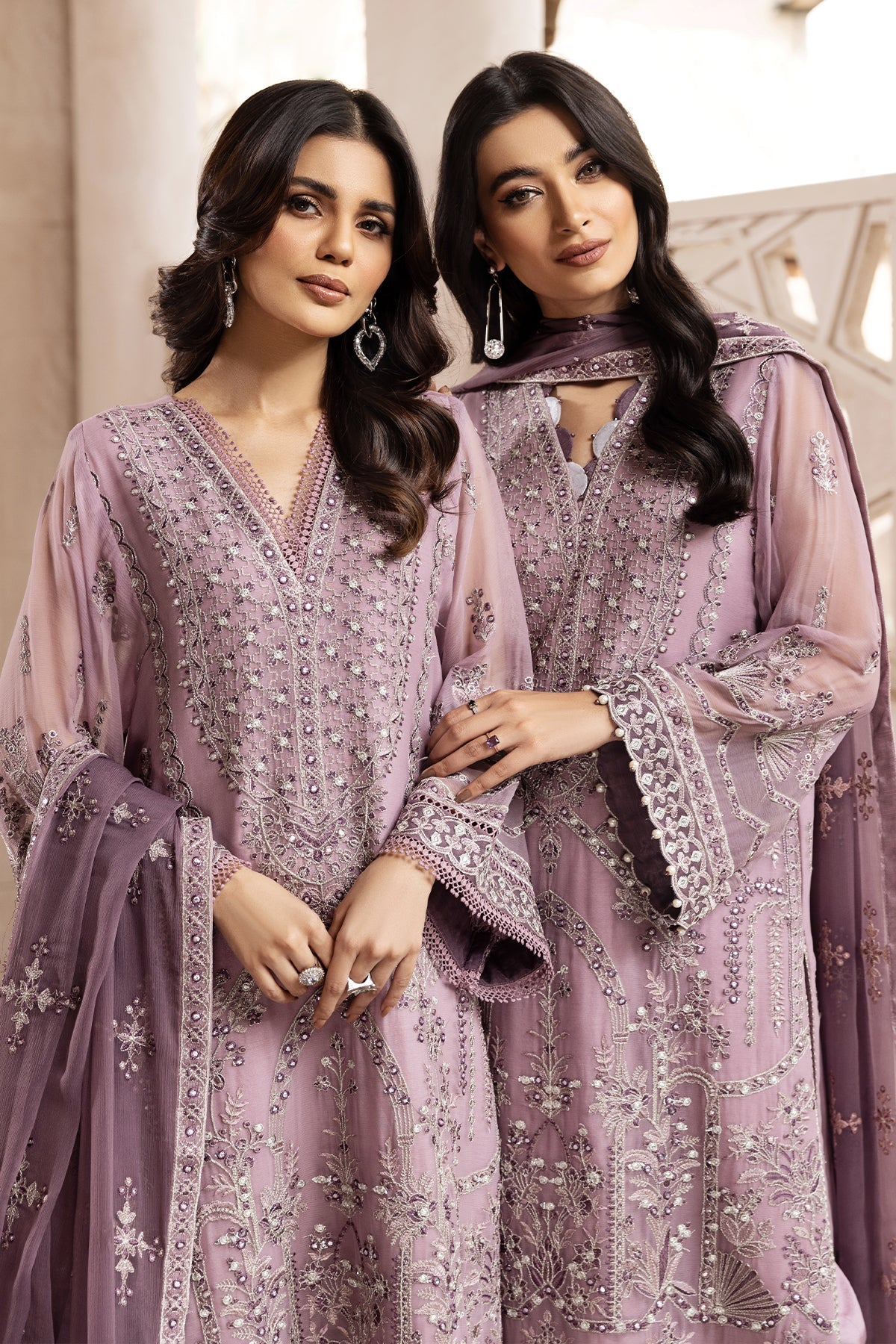 Delia | Alizeh Fashion Muhtesem Festive Collection 2022 | Unstitched Embroidered Chiffon Suits
