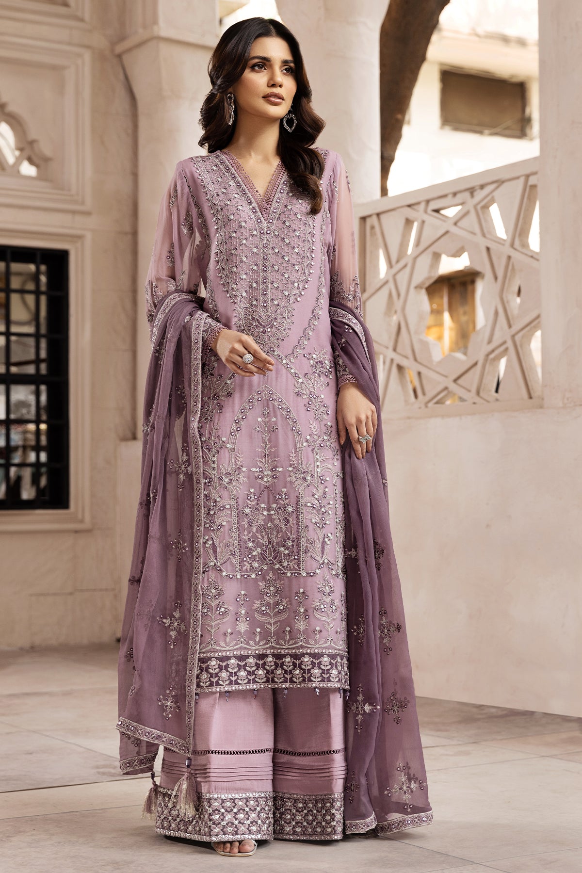 Delia | Alizeh Fashion Muhtesem Festive Collection 2022 | Unstitched Embroidered Chiffon Suits