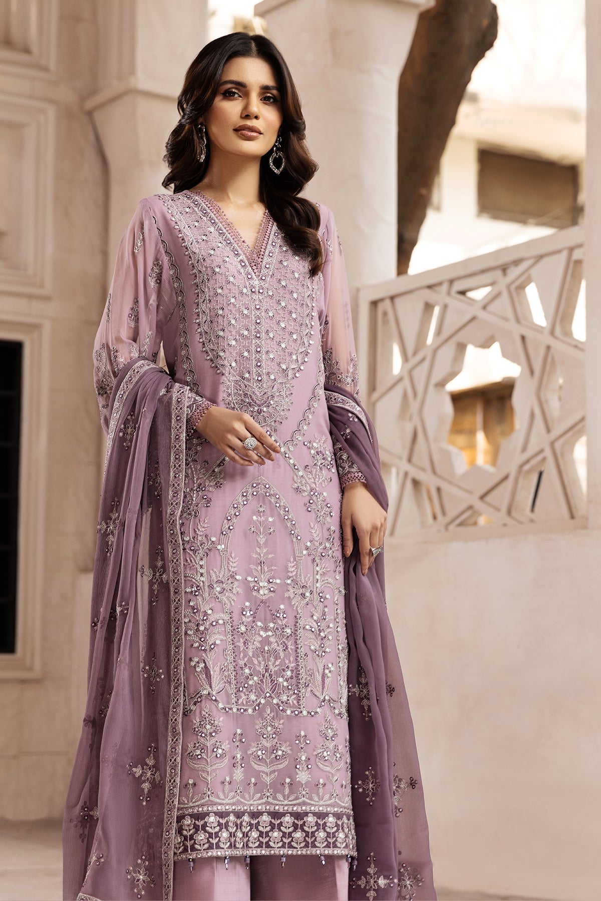 Delia | Alizeh Fashion Muhtesem Festive Collection 2022 | Unstitched Embroidered Chiffon Suits