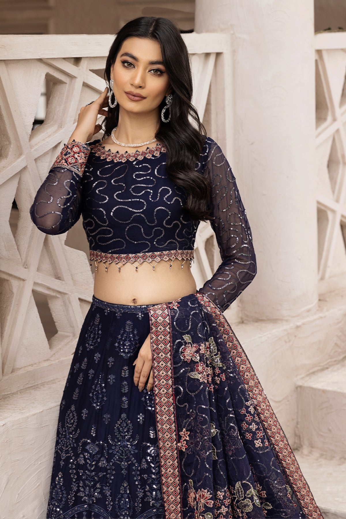 Melike | Alizeh Fashion Muhtesem Festive Collection 2022 | Unstitched Embroidered Chiffon Suits