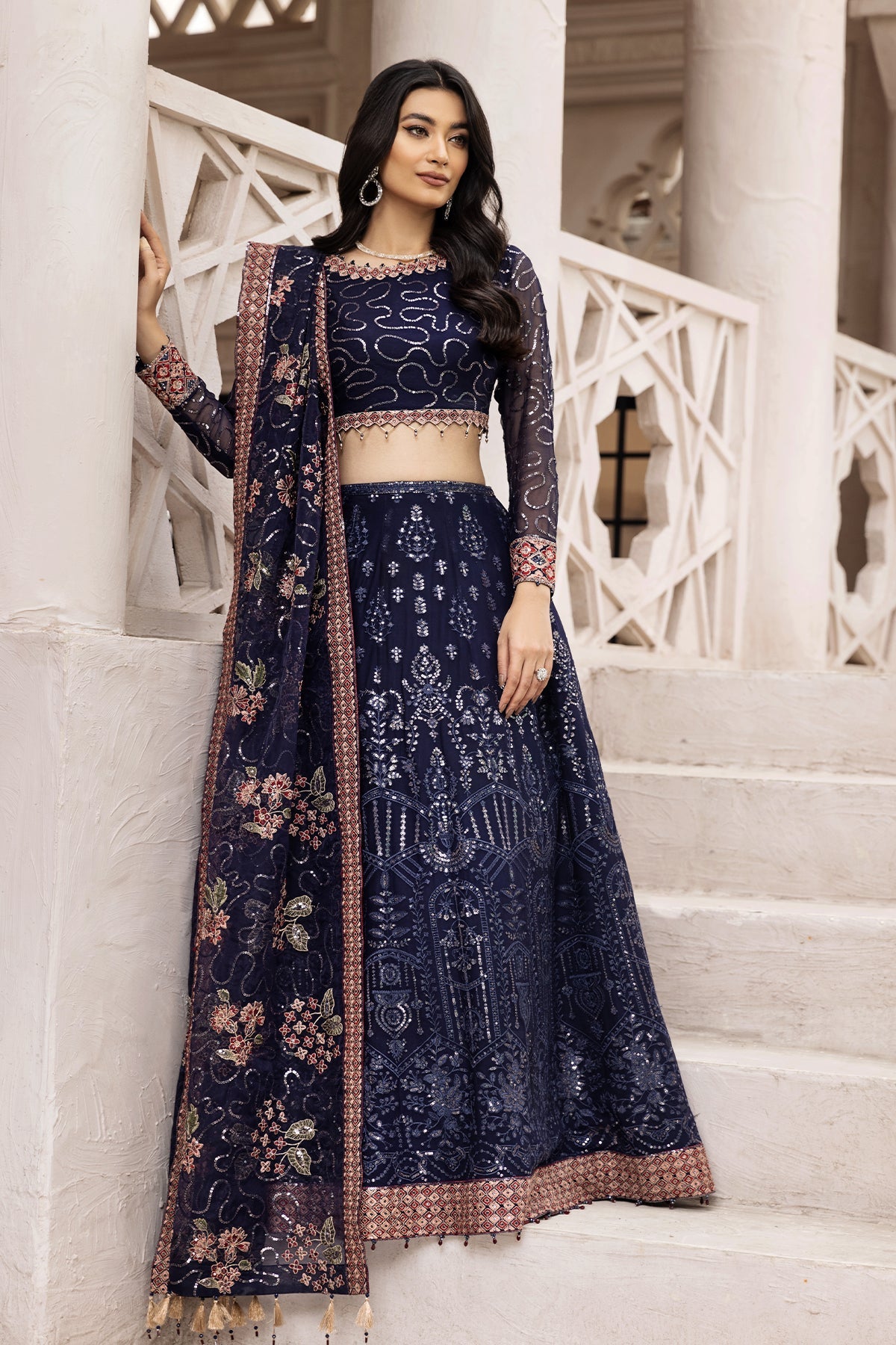 Melike | Alizeh Fashion Muhtesem Festive Collection 2022 | Unstitched Embroidered Chiffon Suits