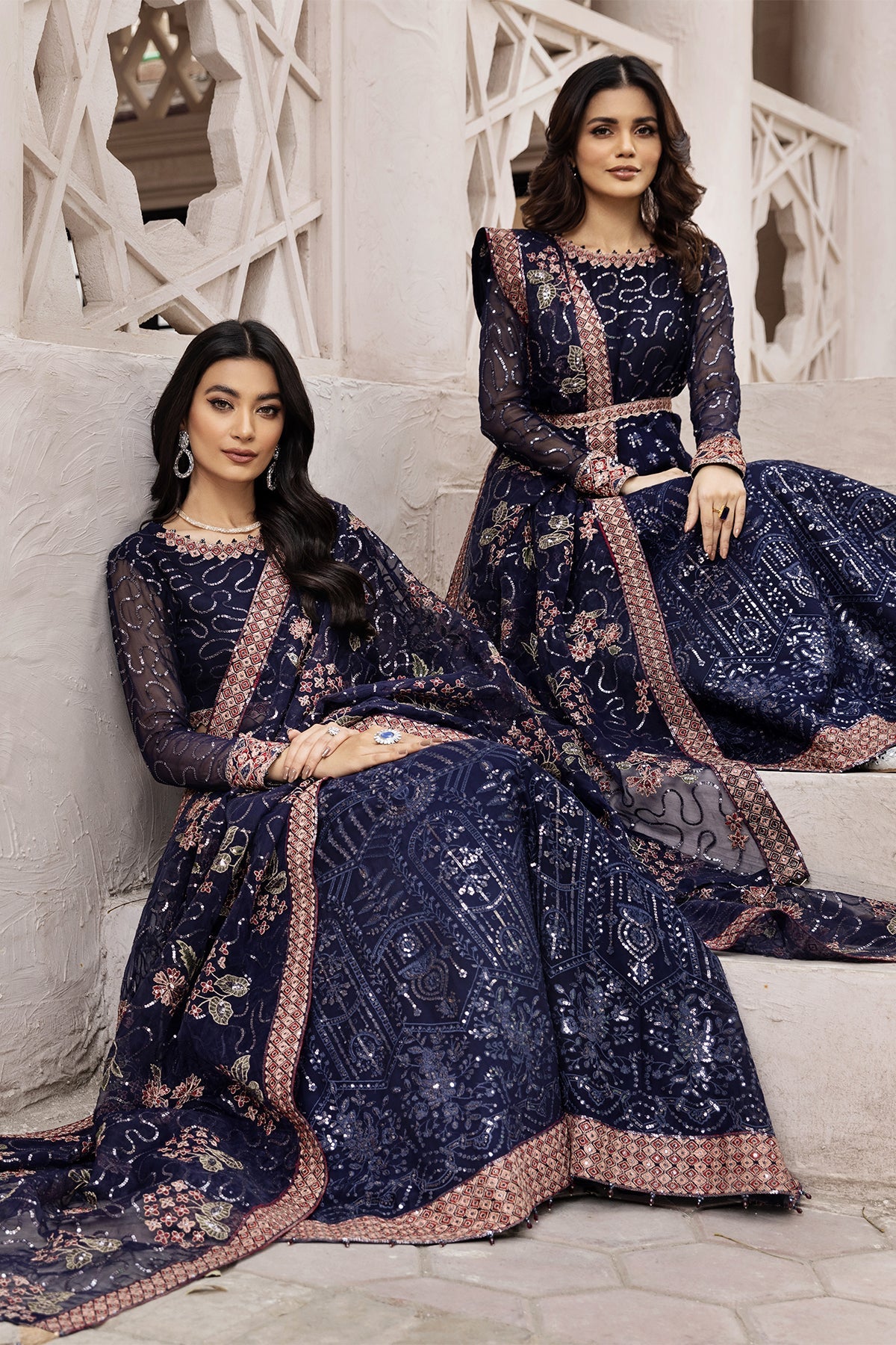 Melike | Alizeh Fashion Muhtesem Festive Collection 2022 | Unstitched Embroidered Chiffon Suits