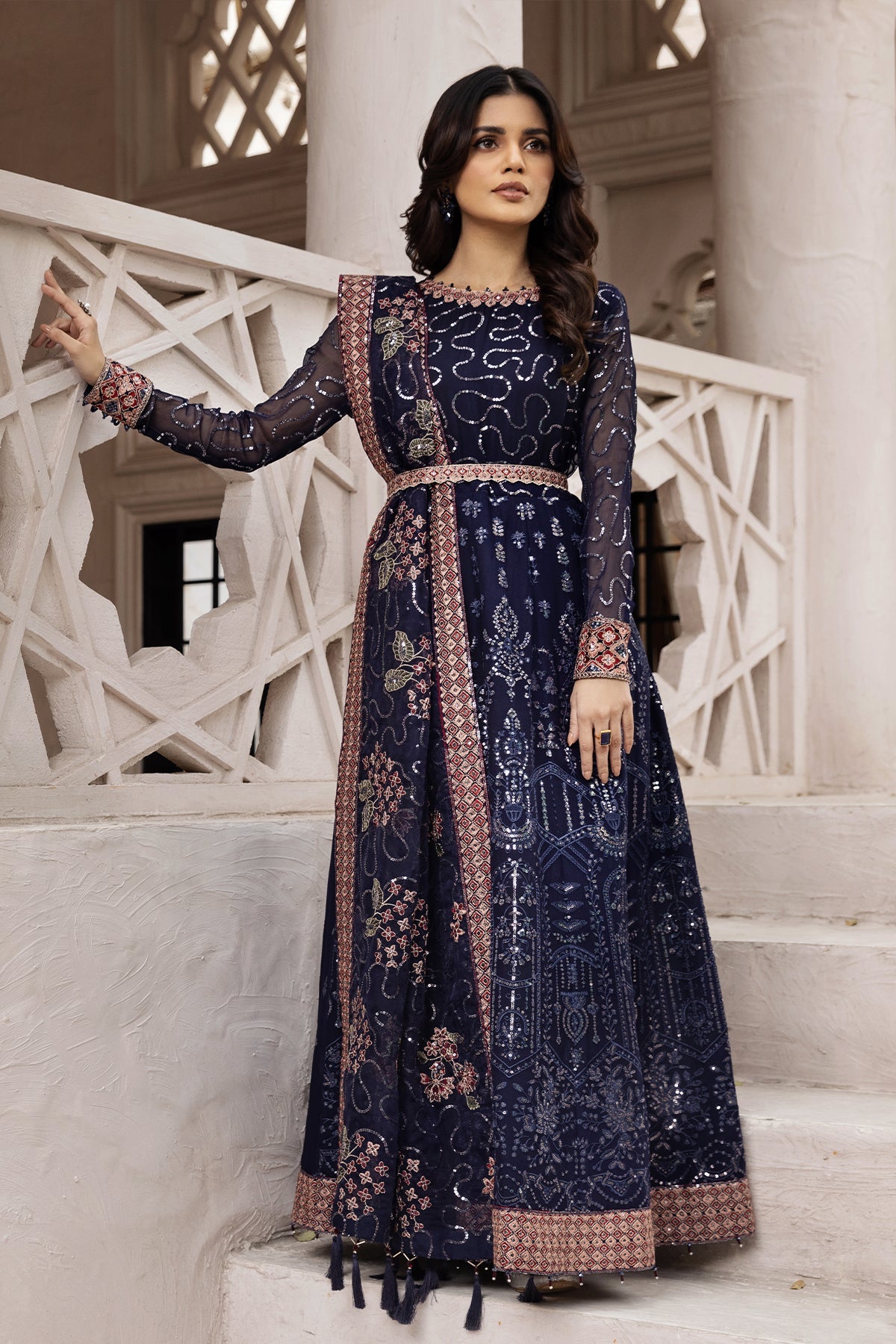 Melike | Alizeh Fashion Muhtesem Festive Collection 2022 | Unstitched Embroidered Chiffon Suits