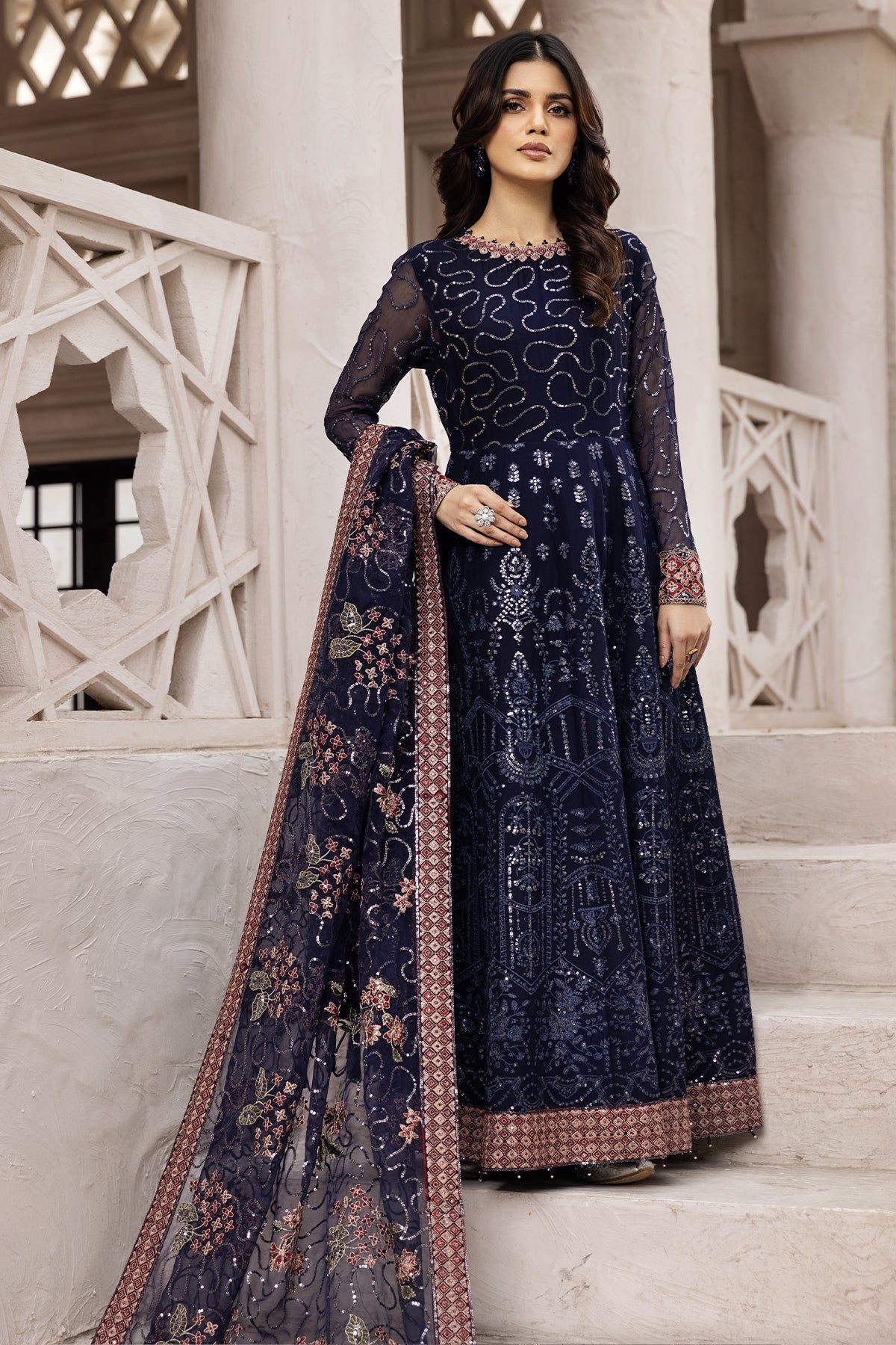Melike | Alizeh Fashion Muhtesem Festive Collection 2022 | Unstitched Embroidered Chiffon Suits