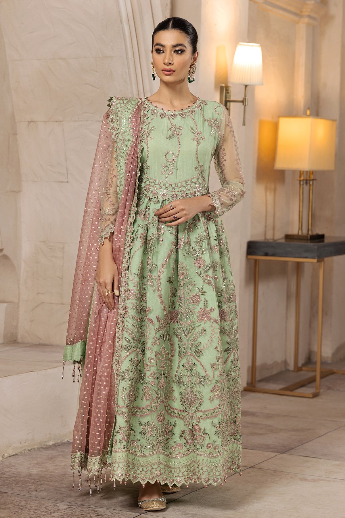 Serin | Alizeh Fashion Muhtesem Festive Collection 2022 | Unstitched Embroidered Chiffon Suits