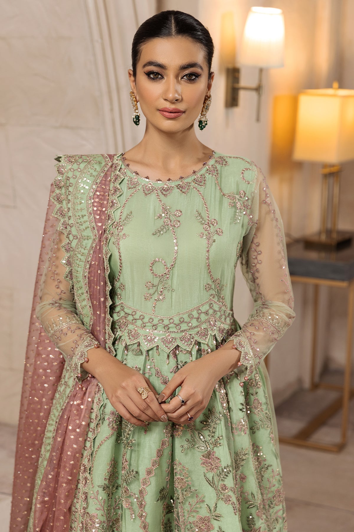 Serin | Alizeh Fashion Muhtesem Festive Collection 2022 | Unstitched Embroidered Chiffon Suits