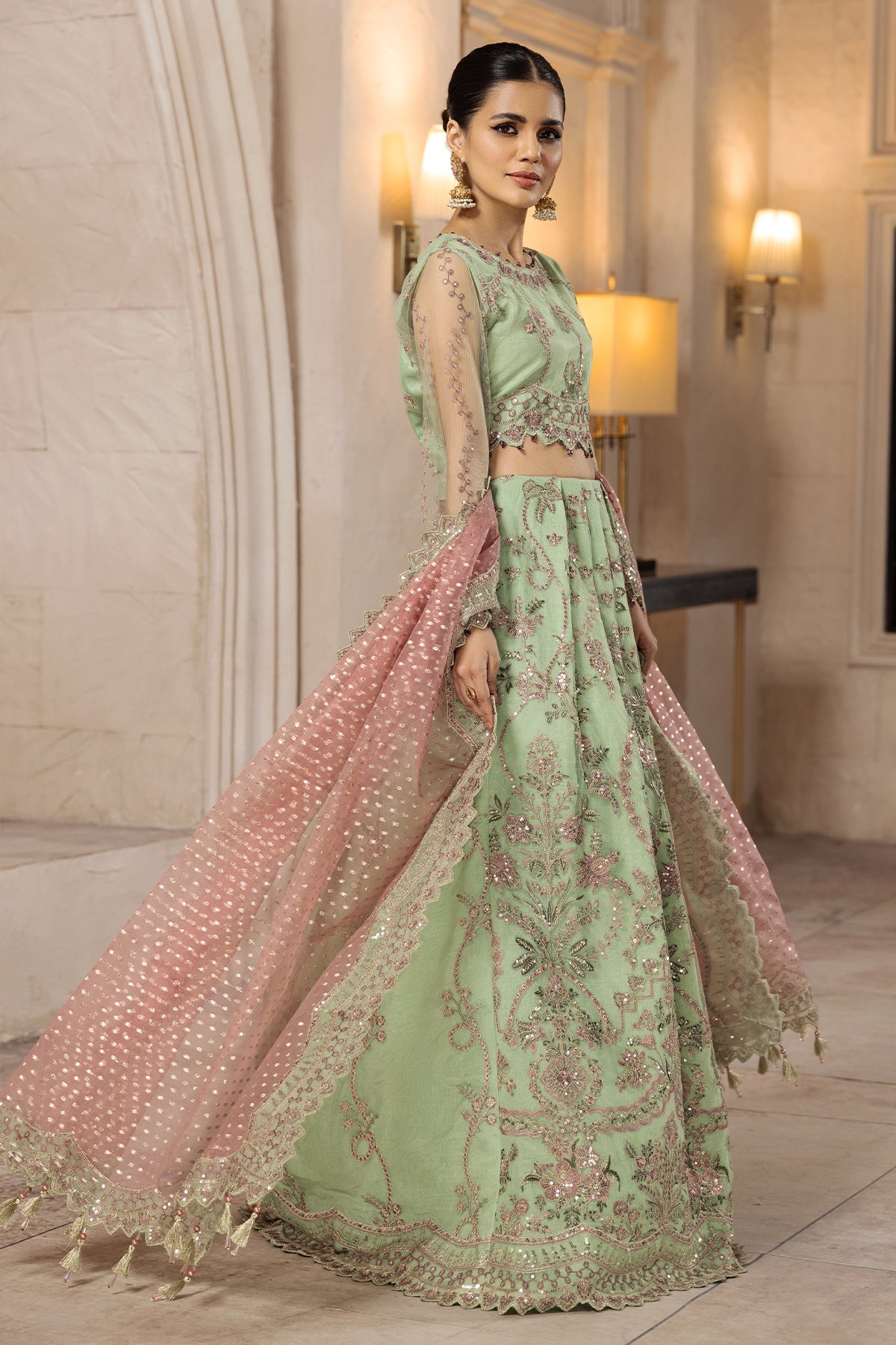 Serin | Alizeh Fashion Muhtesem Festive Collection 2022 | Unstitched Embroidered Chiffon Suits