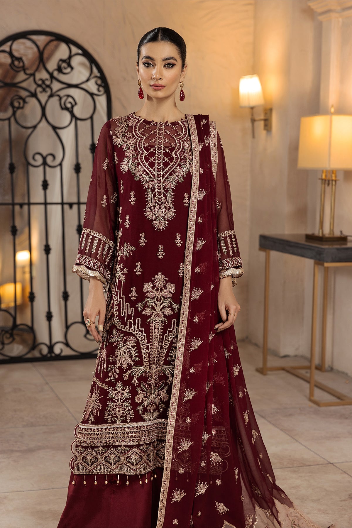 Gulay | Alizeh Fashion Muhtesem Festive Collection 2022 | Unstitched Embroidered Chiffon Suits