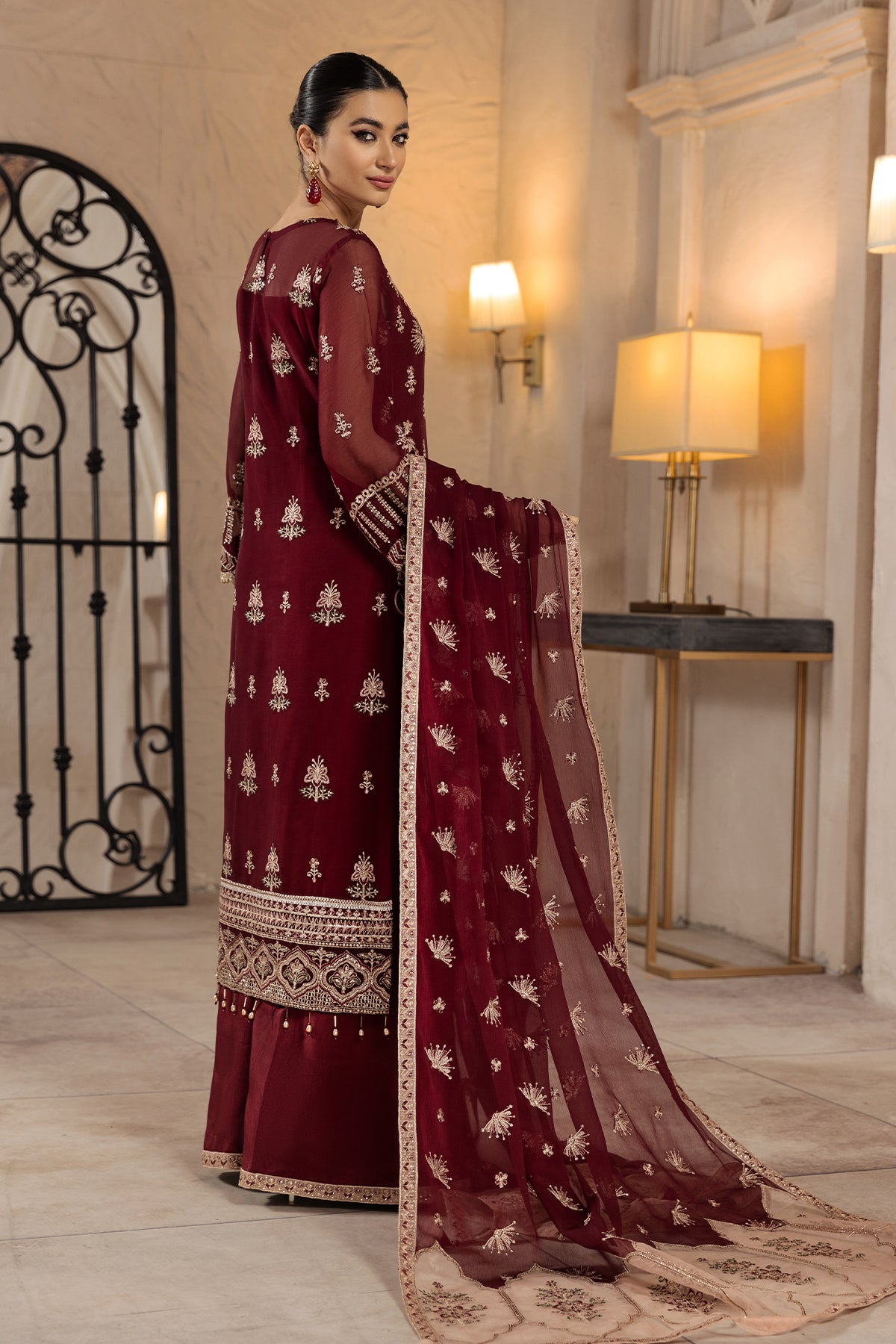 Gulay | Alizeh Fashion Muhtesem Festive Collection 2022 | Unstitched Embroidered Chiffon Suits