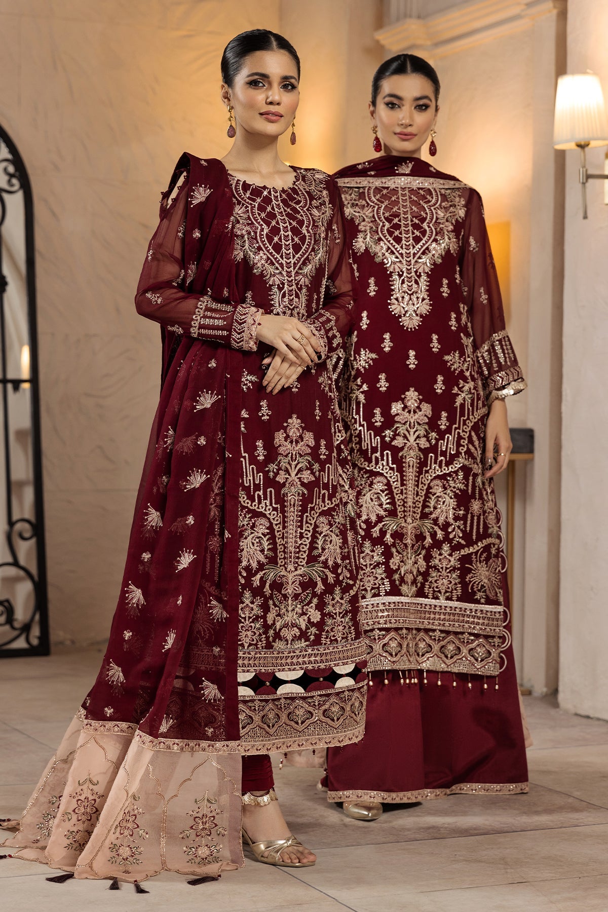 Gulay | Alizeh Fashion Muhtesem Festive Collection 2022 | Unstitched Embroidered Chiffon Suits