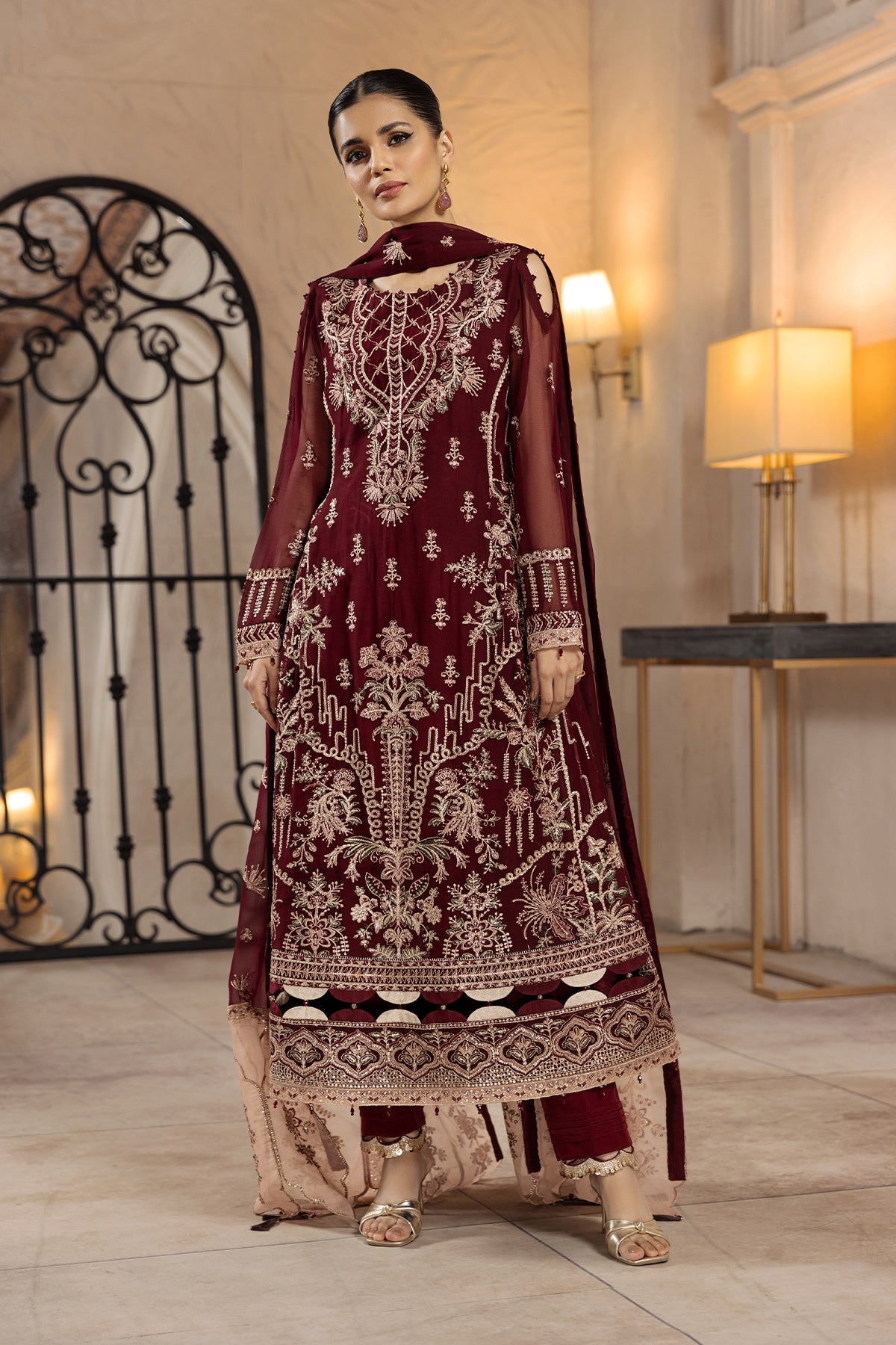 Gulay | Alizeh Fashion Muhtesem Festive Collection 2022 | Unstitched Embroidered Chiffon Suits