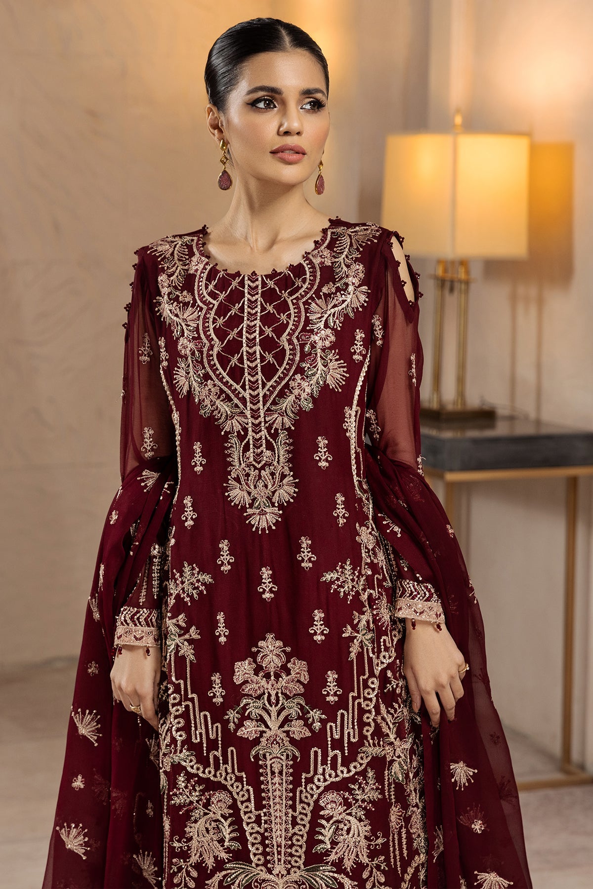 Gulay | Alizeh Fashion Muhtesem Festive Collection 2022 | Unstitched Embroidered Chiffon Suits