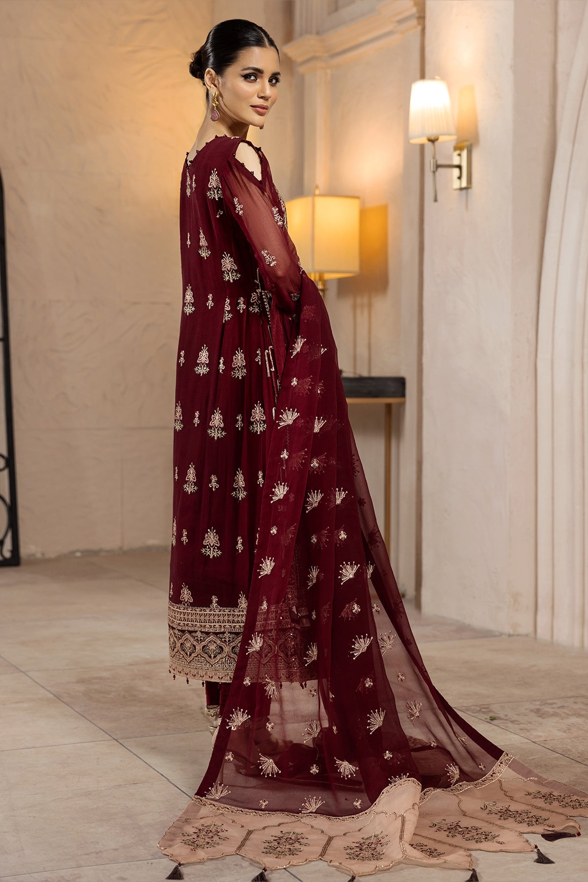 Gulay | Alizeh Fashion Muhtesem Festive Collection 2022 | Unstitched Embroidered Chiffon Suits