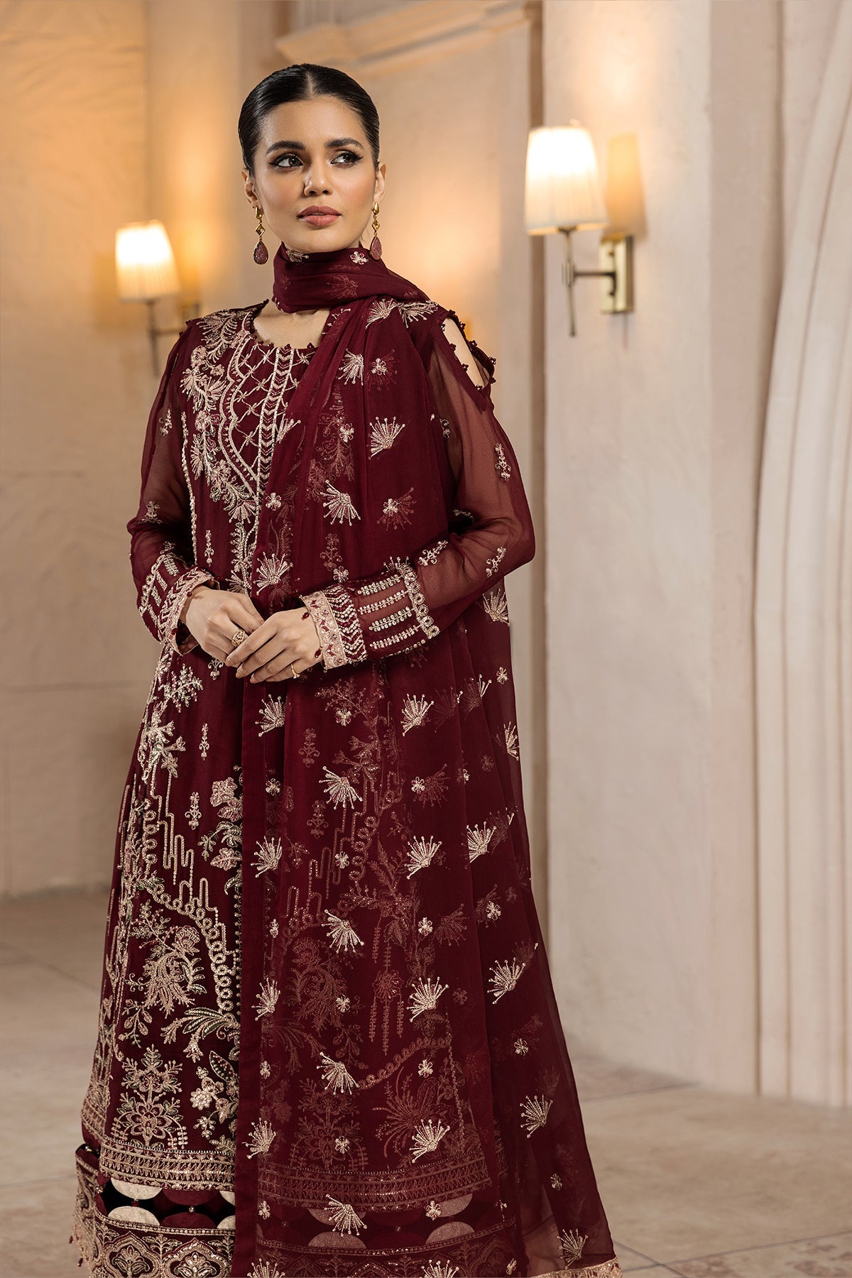 Gulay | Alizeh Fashion Muhtesem Festive Collection 2022 | Unstitched Embroidered Chiffon Suits