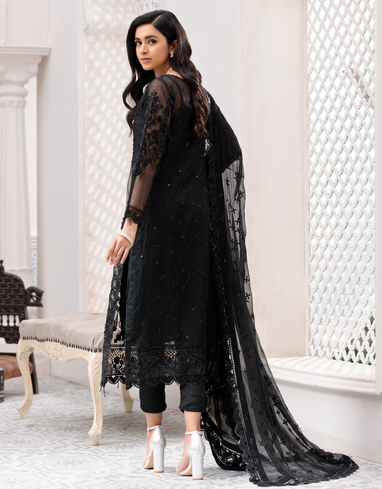 BL 302 | Emaan Adeel Belle Robe Vol 3 | Unstitched Embroidered Luxury Chiffon Suits