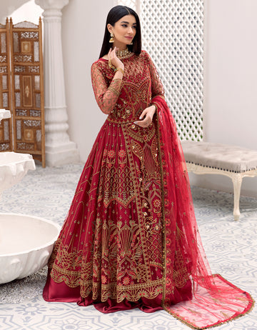 BL 304| Emaan Adeel Belle Robe Vol 3 | Unstitched Embroidered Luxury Chiffon Suits