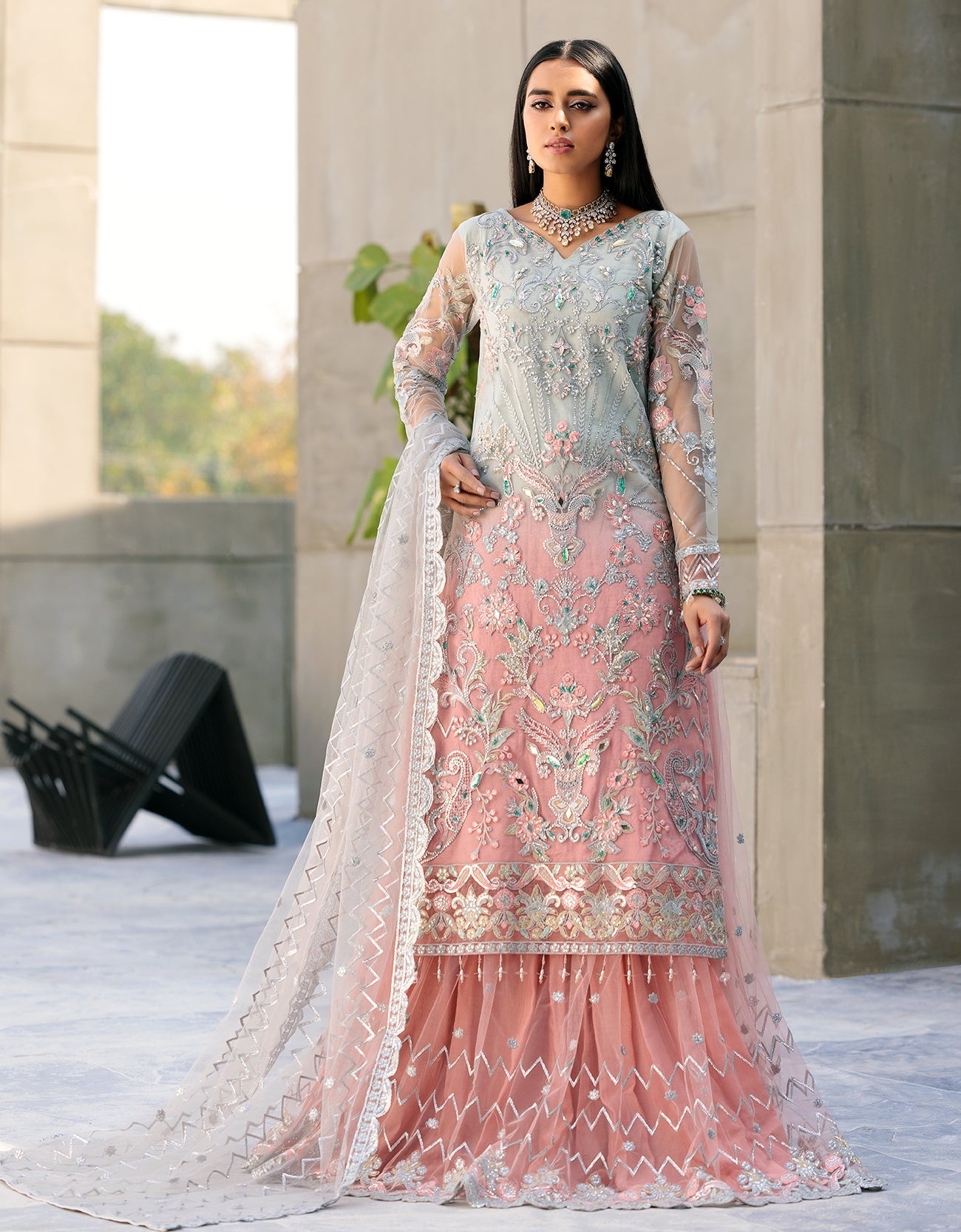 BL-401 - Emaan Adeel Belle Robe Luxury Chiffon Collection 2022 Vol-4