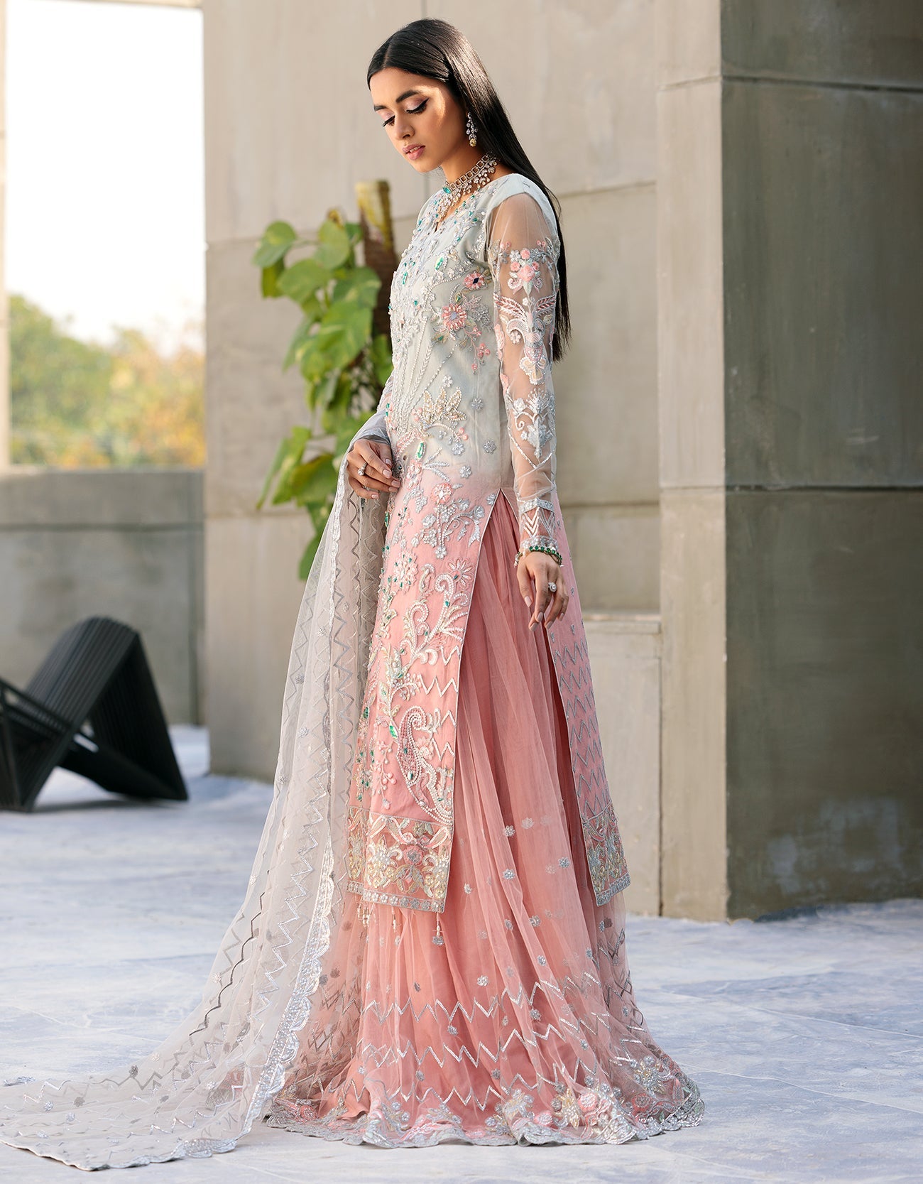 BL-401 - Emaan Adeel Belle Robe Luxury Chiffon Collection 2022 Vol-4