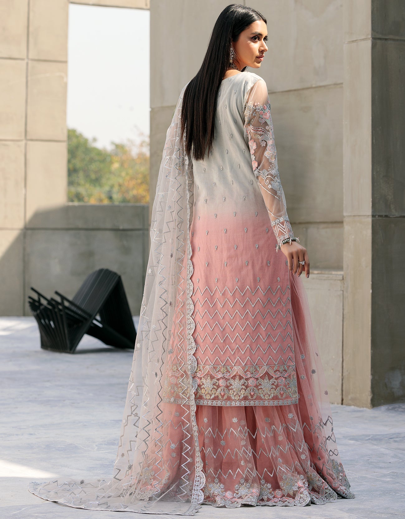 BL-401 - Emaan Adeel Belle Robe Luxury Chiffon Collection 2022 Vol-4