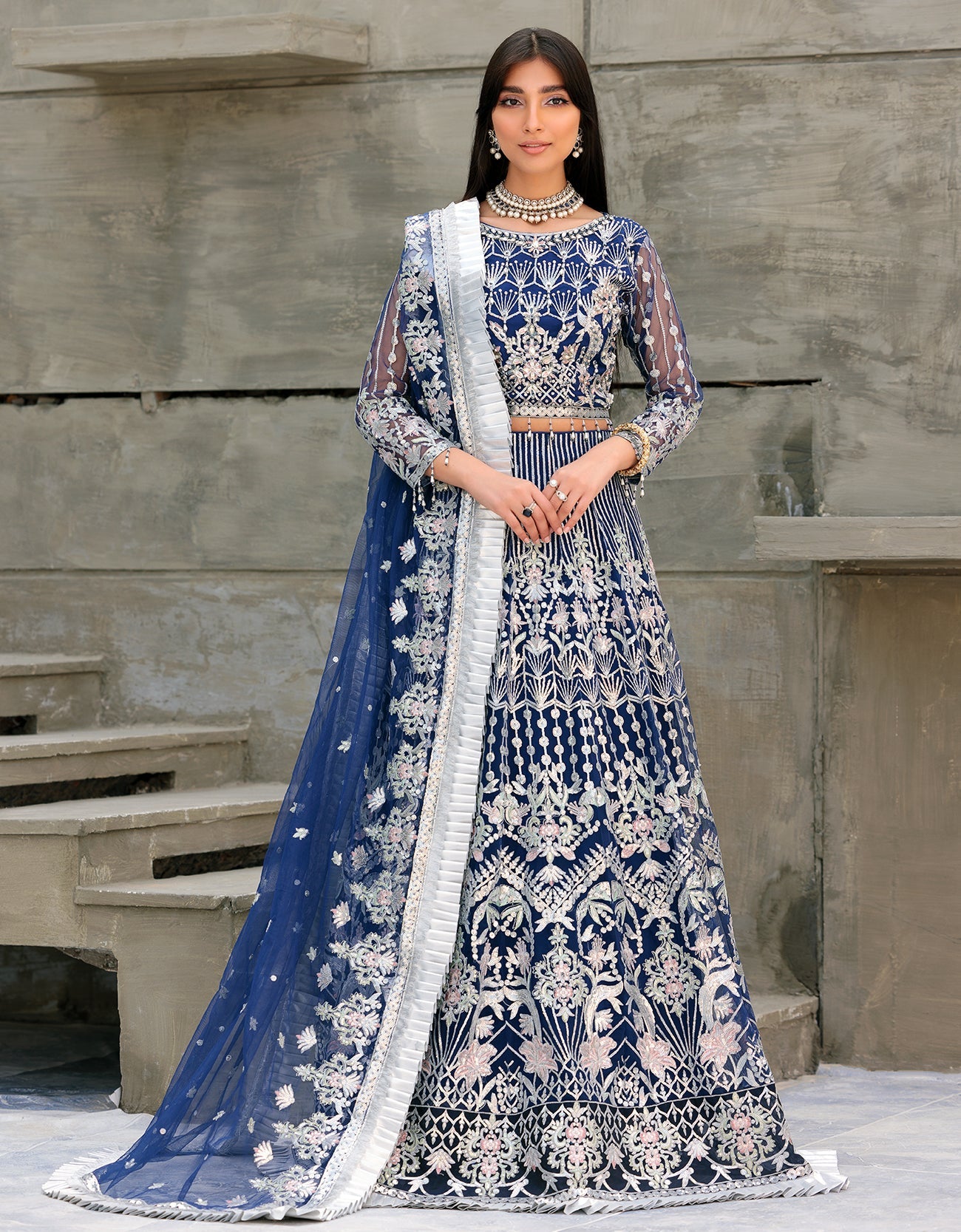 BL-407 - Emaan Adeel Belle Robe Luxury Chiffon Collection 2022 Vol-4