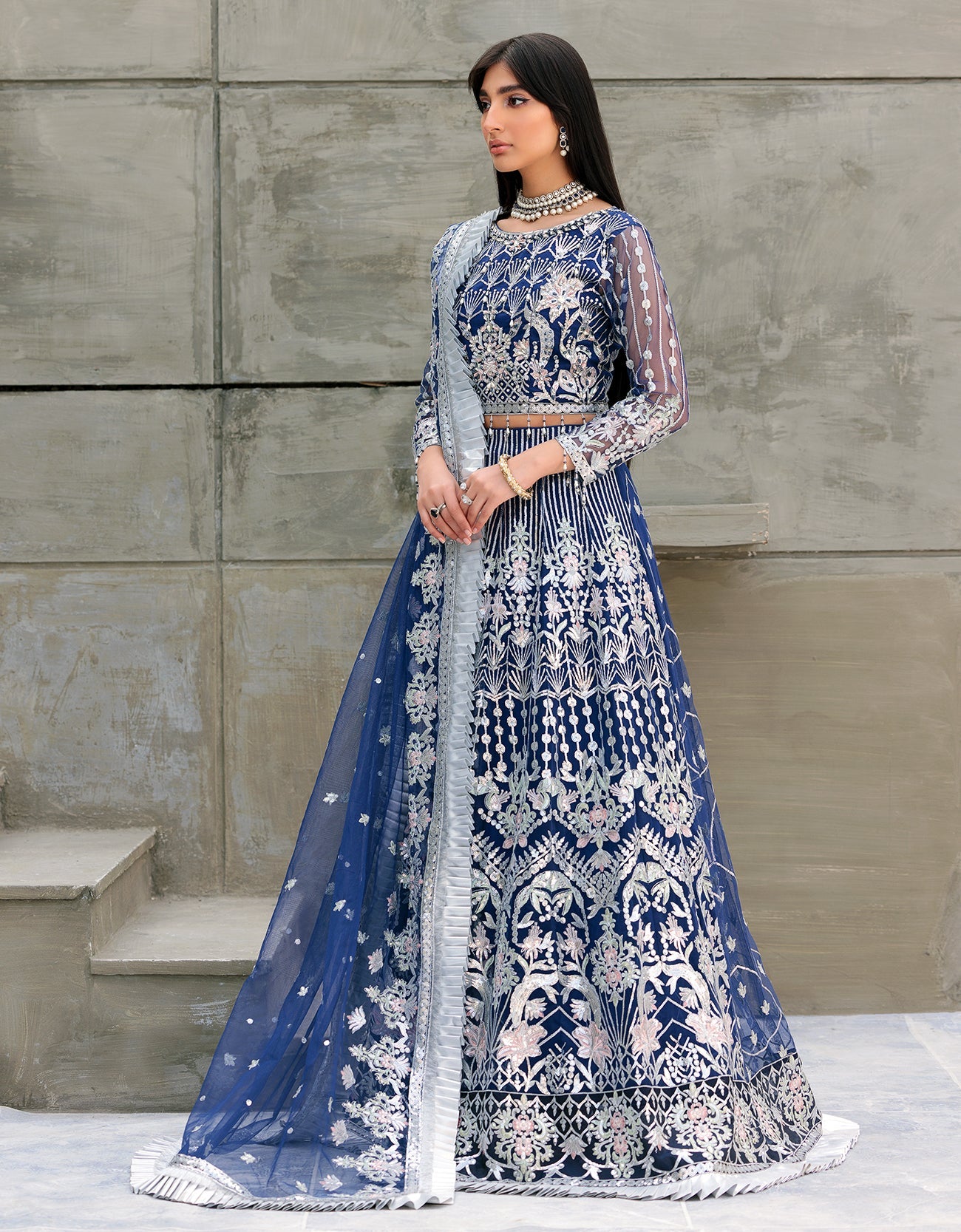 BL-407 - Emaan Adeel Belle Robe Luxury Chiffon Collection 2022 Vol-4
