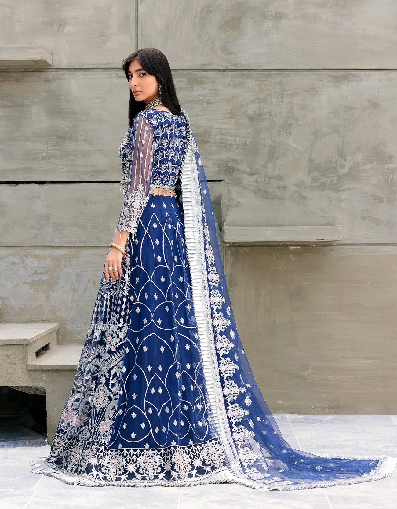 BL-407 - Emaan Adeel Belle Robe Luxury Chiffon Collection 2022 Vol-4