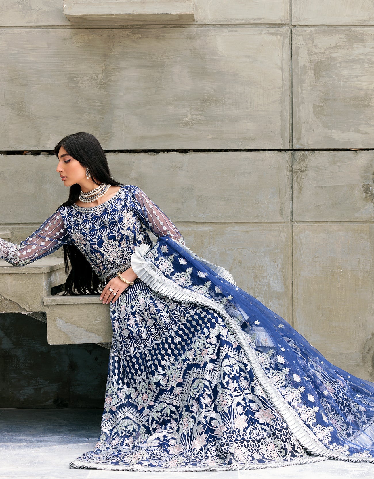 BL-407 - Emaan Adeel Belle Robe Luxury Chiffon Collection 2022 Vol-4