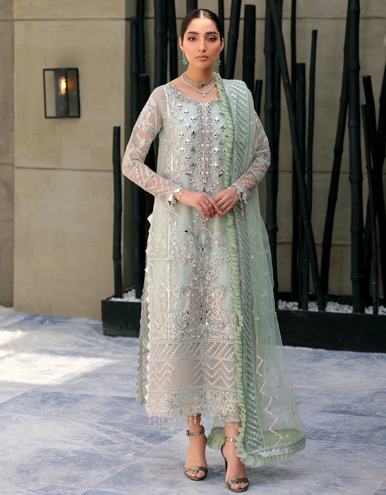 BL-410 - Emaan Adeel Belle Robe Luxury Chiffon Collection 2022 Vol-4