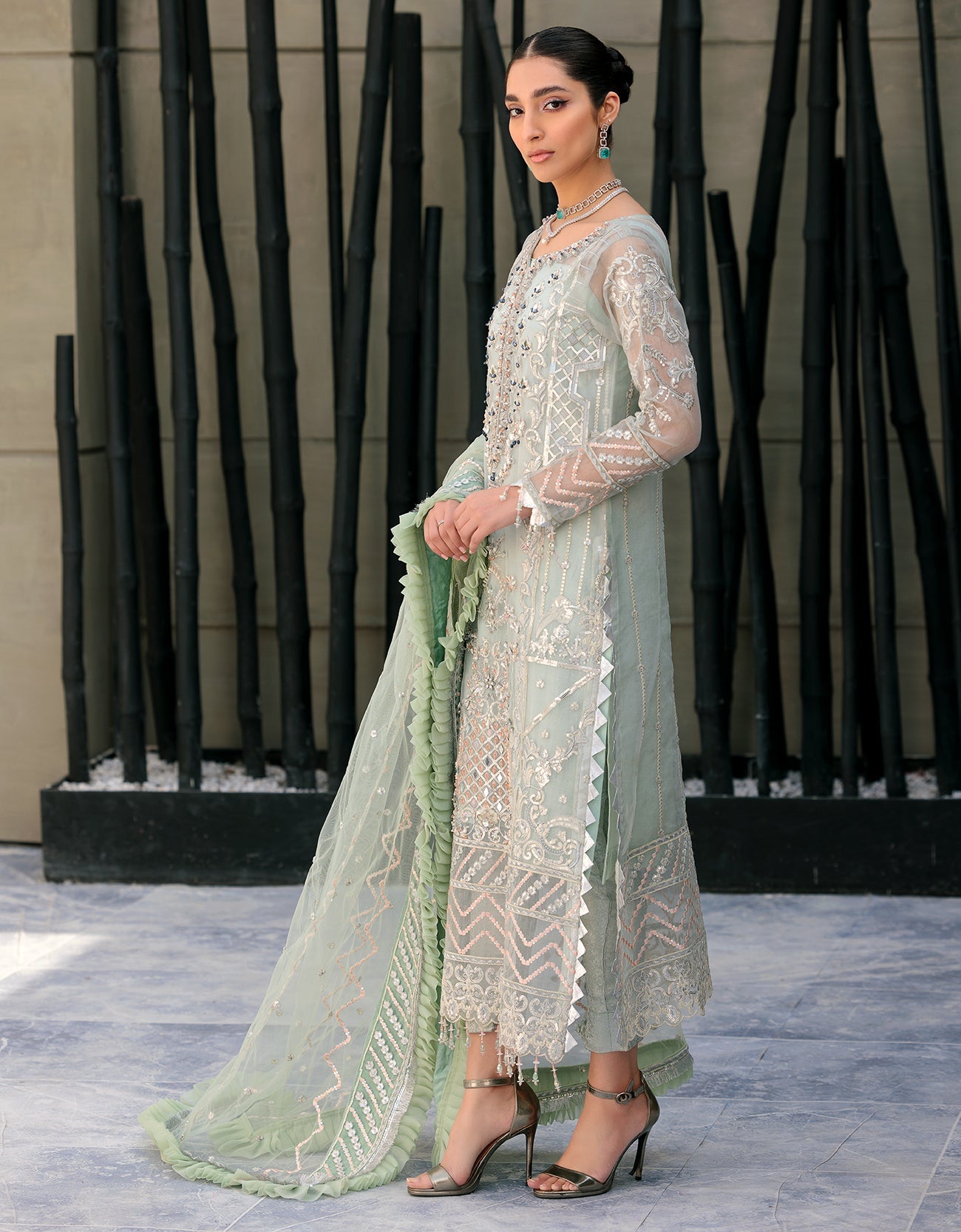 BL-410 - Emaan Adeel Belle Robe Luxury Chiffon Collection 2022 Vol-4