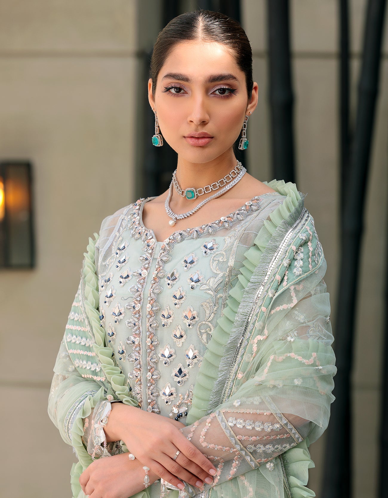 BL-410 - Emaan Adeel Belle Robe Luxury Chiffon Collection 2022 Vol-4
